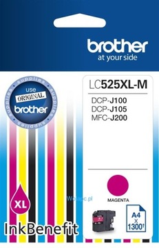 BROTHER LC525XL DCP-J100 DCP-J105 DCP-J200 J-100 J-105 J-200 MAGENTA