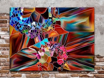 КАРТИНА на холсте АБСТРАКТ 203729646 120х80 УЗОРЫ