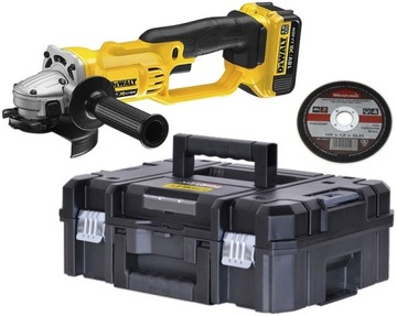 DEWALT SZLIFIERKA AKUMULATOROWA DCG412NT 18V TSTAK