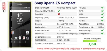 ТЕЛЕФОН SONY XPERIA Z5 COMPACT E5823 КОРАЛЛОВЫЙ