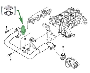 Заглушка EGR BMW M47 M57 E46 E38 E90 E65 E53 E90