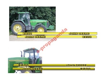 JOHN DEERE 8200 naklejki naklejka