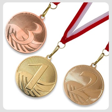 MEDAL MEDALE OGÓLNE 1, 2, 3 miejsce KOMPLET 3 szt