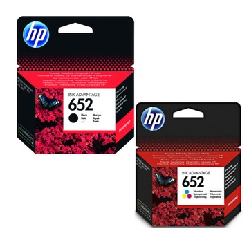 Tusz HP K652xl HP 652 czarny (black), trójkolorowy