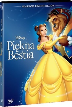 PIĘKNA i BESTIA Pełna Kolekcja 3 Bajek DISNEY 3DVD