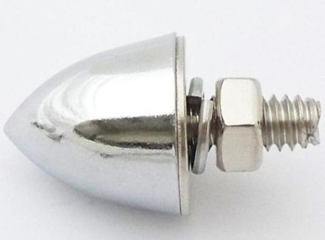 ŚRUBY NAKRĘTKI M6 (2W1) STOŻEK CHROMOWANE TABLICY