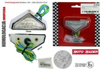 LAMPA TYŁ STOP LED #253 HOMOLOGACJA ATV QUAD