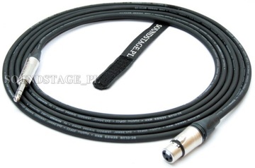 Przewód kabel mikrofonowy Jack/XLR 6M symetryczny