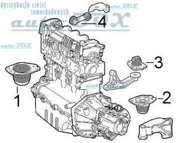 LANCIA LYBRA 1.9JTD ВЕРХНЯЯ ПОДУШКА ШТОКА ДВИГАТЕЛЯ КРЕПЛЕНИЕ ВЕРХНЕГО КРОНШТЕЙНА