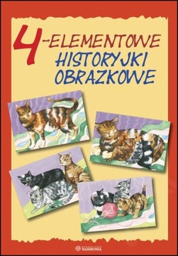 4-ELEMENTOWE HISTORYJKI OBRAZKOWE łamigłówki KARTY