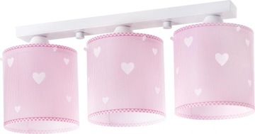 Lampa sufitowa Sweet Dreams Pink Serduszka różowa