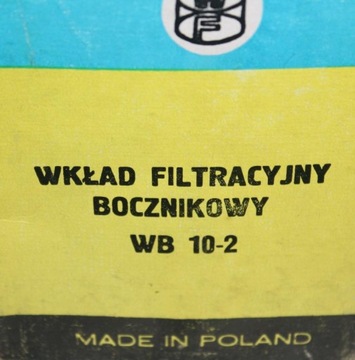 Wkład filtracyjny bocznikowy WB 10-2 STAR 660 NOWY