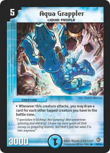 *DM-08 DUEL MASTERS - AQUA GRAPPLER - !!!