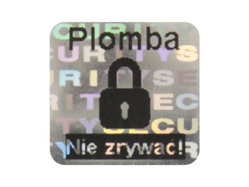 PLOMBY HOLOGRAMY GWARANCYJNE 10x10 2000 SZT !!!