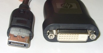 АДАПТЕР HP DISPLAYPORT НА АДАПТЕР КАБЕЛЯ DVI