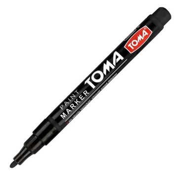 Marker olejowy lakierowy TOMA TO-441 kolor CZARNY