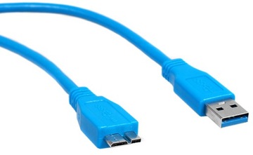 KABEL PRZEWÓD USB 3.0 A-B MICRO 0,5m DO DYSKU ZEW.