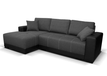 Narożnik kanapa rozkładana sofa DALLAS sprężyny