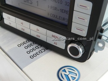 RADIO VW RCD300 MP3 GOLF V PASSAT B6 CADDY TOURAN