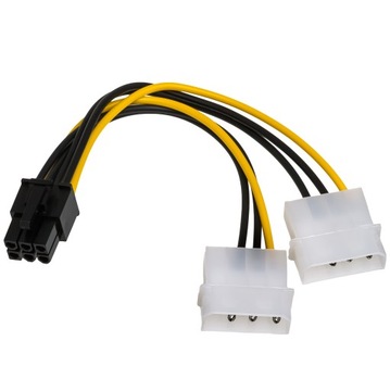 Adapter karty graficznej PCI-Express 6PIN PCIex