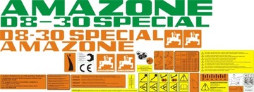 НАКЛЕЙКИ Amazone D8-30 супер специальные