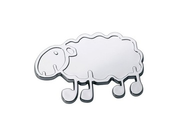 EMBLEMAT LOGO CHROM OWCA OWIECZKA BARANEK SHEEP M