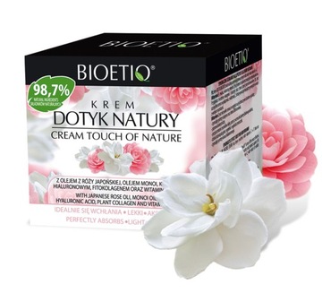 ECO Krem DOTYK NATURY 98,6% Róża Japońska BioetiQ