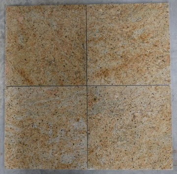 Płytki granitowe Kashmir Gold 40x40x1,5cm poler