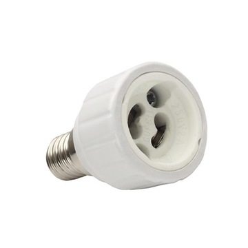 PRZEJŚCIÓWKA ADAPTER ŻARÓWKI E14 NA GU10 DO LED