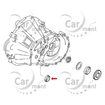 GUFERO PŘEVODOVKY ŘAZENÍ RAV4 90311-25016