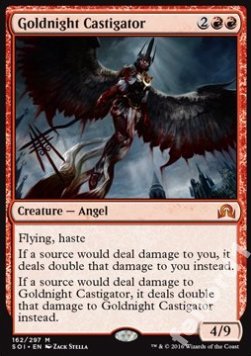 Goldnight Castigator - 4/9 haste, flying, anioł @@