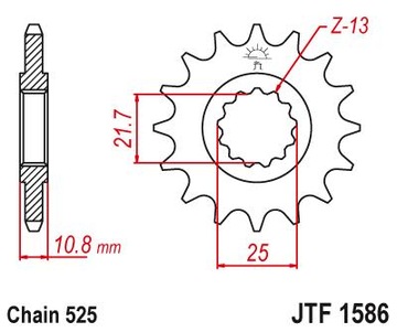 Комплект привода Yamaha TDM 850 96-98 DiD X-Ring