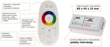 ZESTAW Led 12m 720 diod SMD 5050 Taśma RGB PILOT