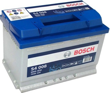 АККУМУЛЯТОР BOSCH SILVER S4 008 74Ah 680A P+