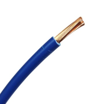 Kabel przewód linka LGY H05V-K 1mm2 niebieski 100m