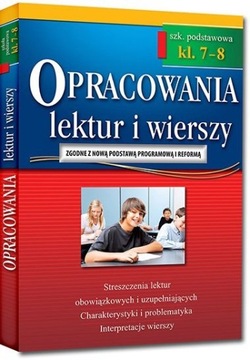 OPRACOWANIA LEKTUR I WIERSZY DLA KLASY 7-8 SP GREG