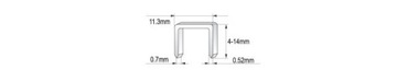 ZSZYWACZ TAPICERSKI METALOWY 4-14 MM TAKER YATO