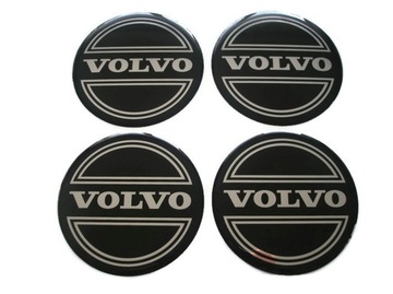 EMBLEMATY NA KOŁPAKI FELGI NAKLEJKI VOLVO 90mm