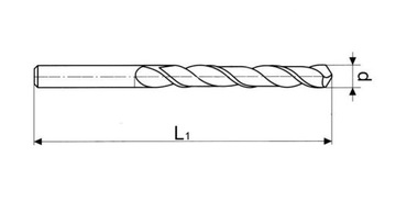 Wiertło kobaltowe do metalu 1,1mm x 36mm HSS-Co