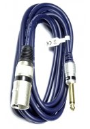 Kabel wtyk XLR canon / wt JACK 6,3mono 1,5m (1272)