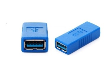 Adapter przejściówka łącznik USB 3.0 2x gniazdo