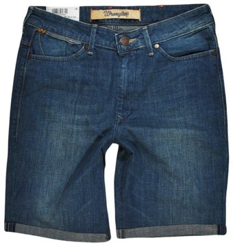 WRANGLER spodenki DRY jeans navy JONI SHORTS W26