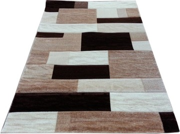 Dywan RUMBA 8424 3D 180x270brąz beż kremowy beżowy