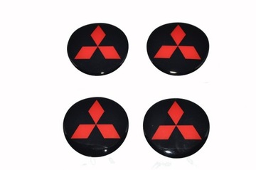 emblematy kołpaki MITSUBISHI 70mm elastyczne 4szt