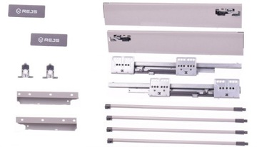 REJS szufladka comfort box L-450 wysoka 204 szara
