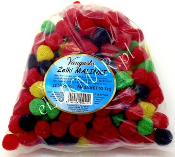 Super Słodkie Żelki Malinki 1kg!!!