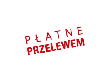 Pieczątka PŁATNE PRZELEWEM