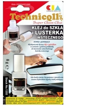 КЛЕЙ ДЛЯ СТЕК И ЗЕРКАЛ ЗАДНЕГО ОБЗОРА - TECHNICQLL