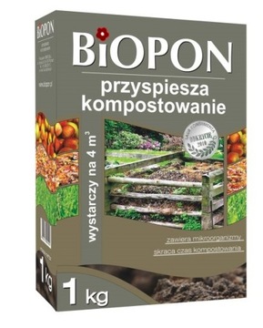 Komposter przyśpiesza kompostowanie BIOPON 1kg