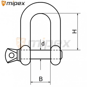Шакель Шакель просто обычное оцинкование 14 мм